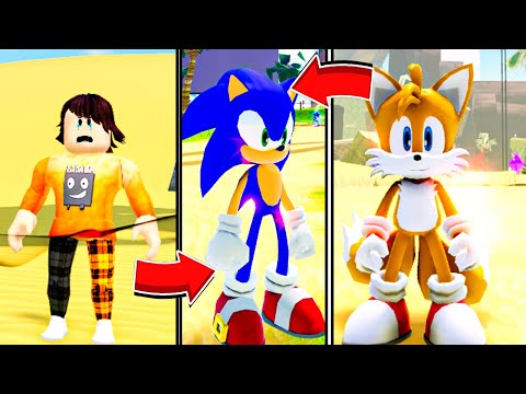 სონიკი გავხდი Sonic Speed Simulator roblox ubralod noobi